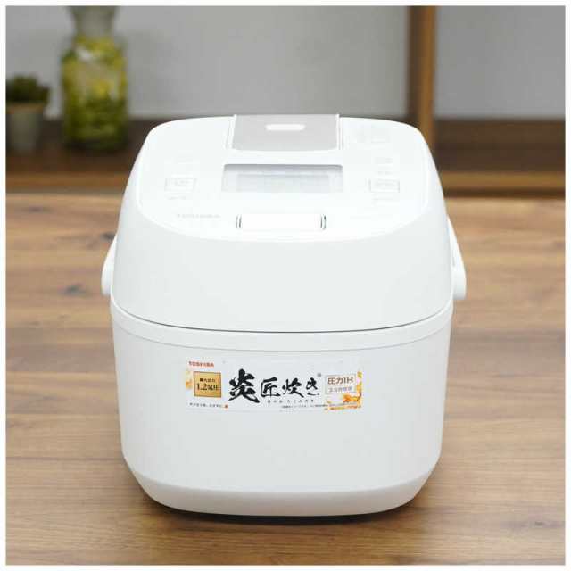 東芝 TOSHIBA 炊飯器 3.5合 圧力IH ホワイト RC-6PXV-Wの通販はau PAY