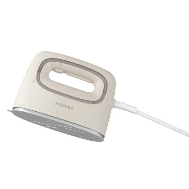 東芝　TOSHIBA　衣類スチーマー ［ハンガーショット機能付き］ ベージュ　TAS-V70-N