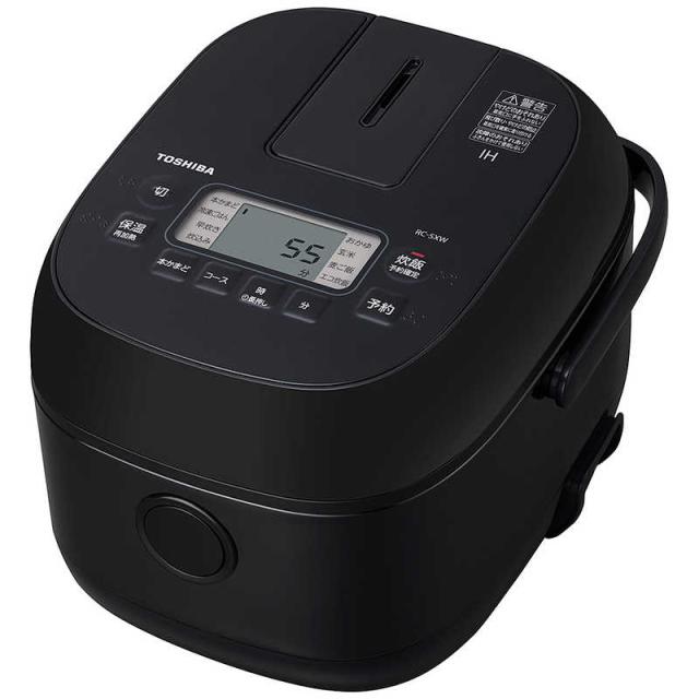 東芝　TOSHIBA　炊飯ジャ ［3合 /IH］ ブラック　RC-5XW-K