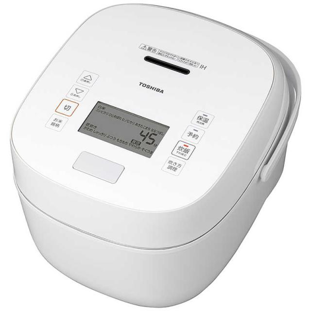 東芝　TOSHIBA　炊飯器 1升 真空圧力IH 炎匠炊き グランホワイト　RC-18KGW(W)の通販は