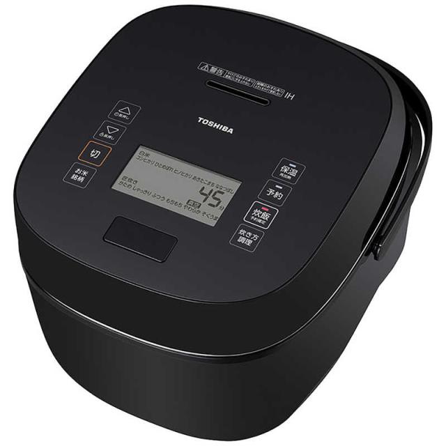 東芝　TOSHIBA　炊飯器 1升 炎匠炊き 真空圧力IH グランブラック　RC-18KGW(K)