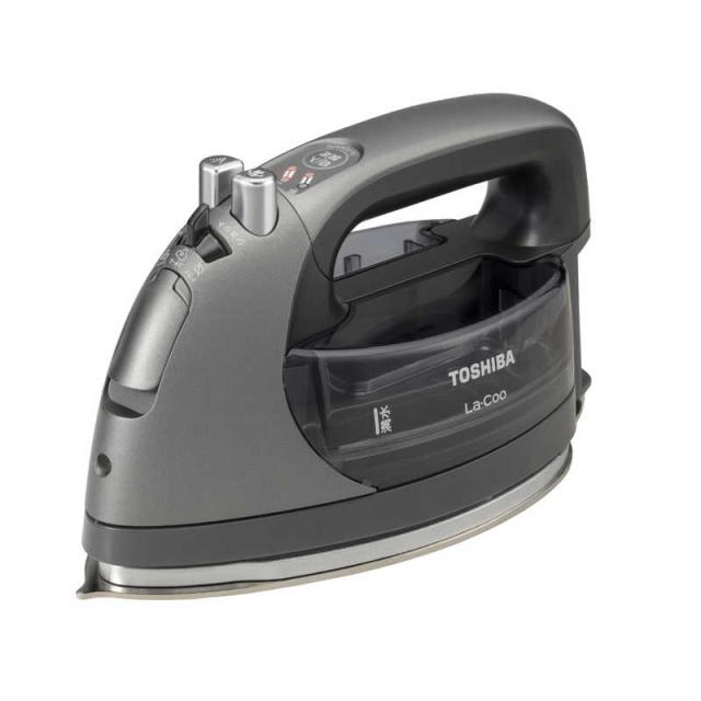 東芝　TOSHIBA　コードレススチームアイロン ［ハンガーショット機能付き］ ブラックスチール　TA-FDX970-Kの通販は