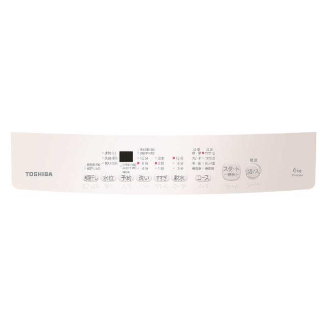 東芝　TOSHIBA　全自動洗濯機 洗濯6.0kg ピュアホワイト　AW-6GA4-W（標準設置無料）_1