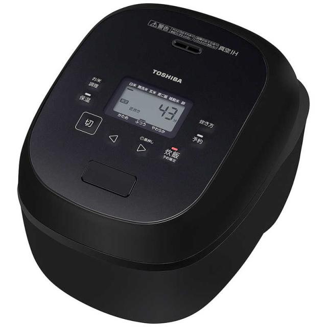 東芝　TOSHIBA　炊飯器 5.5合 炎匠炊き 真空IH グランブラック　RC-10RXA-K
