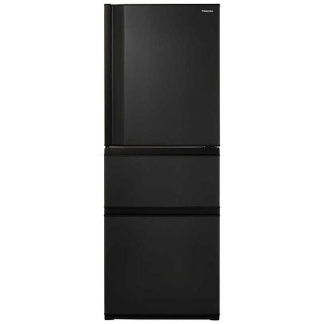 東芝　TOSHIBA　冷蔵庫 3ドア 326L 右開き VEGETA ベジータ SCシリーズ 幅60cm マットチャコール　GR-Y33SC-KZ（標準設置無料）