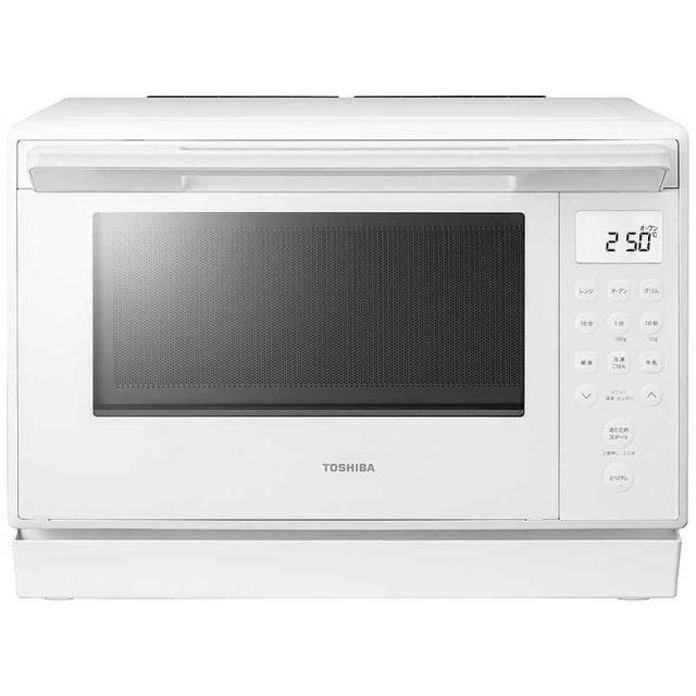 東芝　TOSHIBA　スチームオーブンレンジ 23L フラット 石窯オーブン ワイド＆コンパクト ホワイト　ER-60B-W