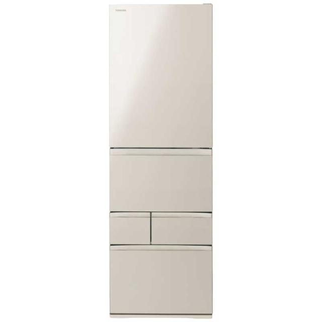 東芝　TOSHIBA　冷蔵庫 5ドア 465L 右開き VEGETA ベジータ GSKシリーズ 真ん中野菜室 幅60cm サテンゴールド　GR-Y470GSK-EC（標準設置無料）