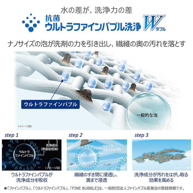 東芝　TOSHIBA　全自動洗濯機 洗濯10.0kg ZABOON グランホワイト　AW-10DHB6-W（標準設置無料）_3