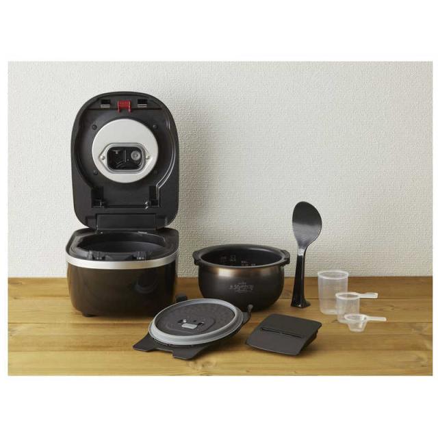 タイガー　TIGER　炊飯器 3.5合 炊きたて ご泡火炊き 圧力IH ピュアブラック 炊飯ジャー　JPD-G060KP_3