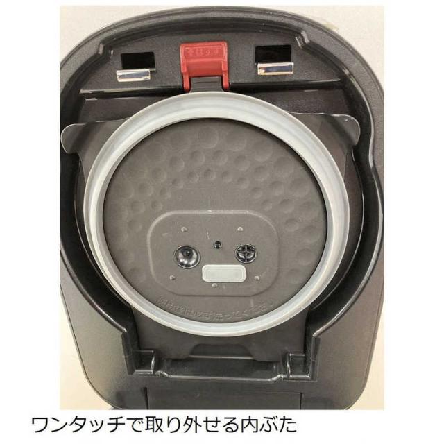 タイガー　TIGER　炊飯器 3.5合 炊きたて ご泡火炊き 圧力IH ピュアブラック 炊飯ジャー　JPD-G060KP_14