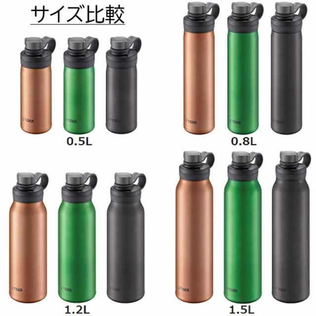 タイガー TIGER 真空断熱炭酸ボトル 保冷専用 800ml カッパー 