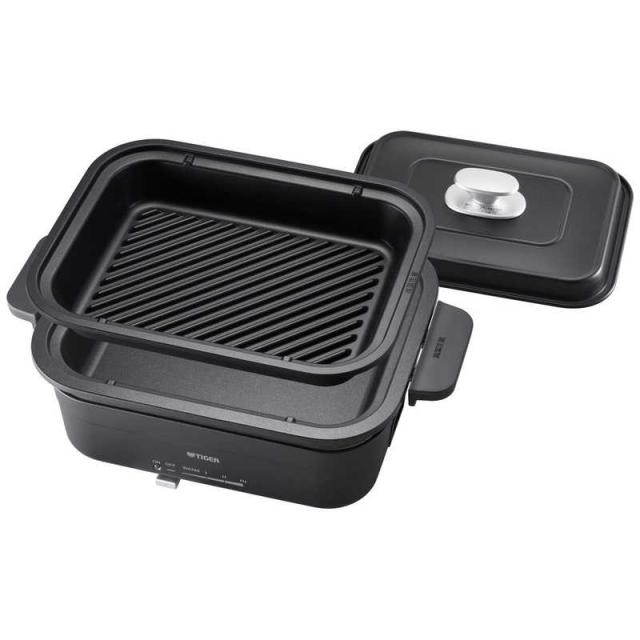 タイガー　TIGER　ホットプレート アイアンブラック [プレート2枚]　CRL-A201KIの通販は 12,015円