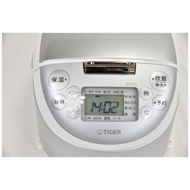 タイガー TIGER 炊飯器 3合 スチールホワイト IH 炊飯ジャー JPF-G055WL