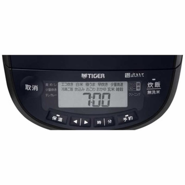 タイガー TIGER 炊飯器 5.5合 圧力IH ブラック JPV-10BKKの通販 タイガー TIGER 炊飯器 5.5合 圧力IH ブラック JPV-10BKKの通販