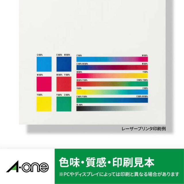 エーワン　ラベルシール[レーザープリンタ]四辺余白付 (A4サイズ･10面･500枚)　28647_8