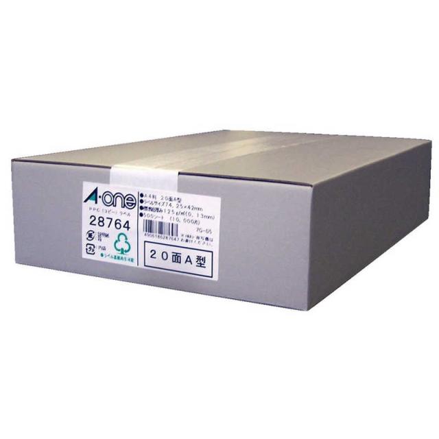 エーワン PPC(コピー)ラベル(A4サイズ・20面A型・500枚) 28764の通販は