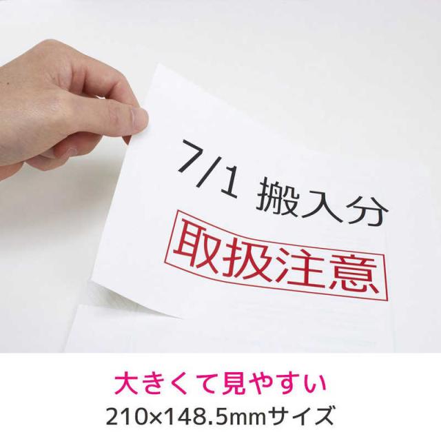エーワン　ラベルシール[プリンタ兼用] (A4サイズ:2面･500シート:1000片)　31543_2