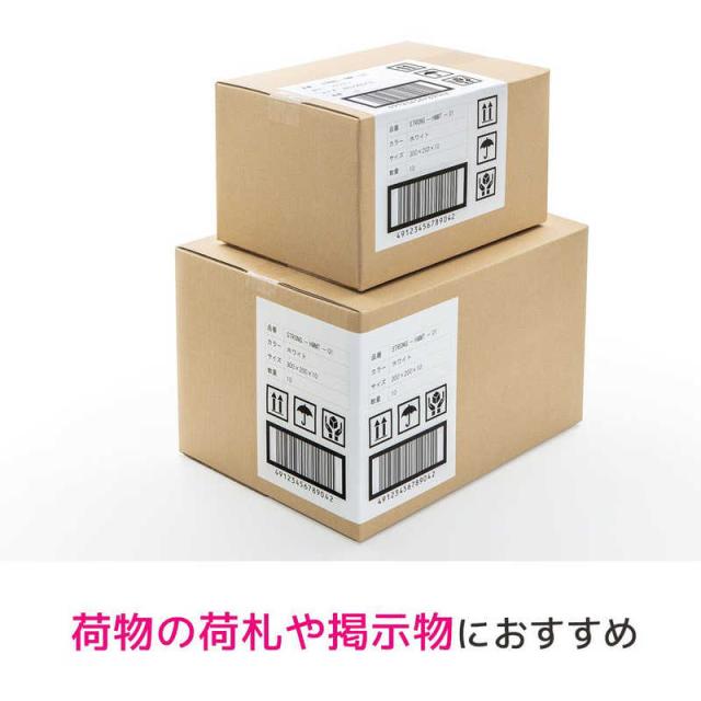 エーワン　ラベルシール[プリンタ兼用] (A4サイズ:2面･500シート:1000片)　31543_8