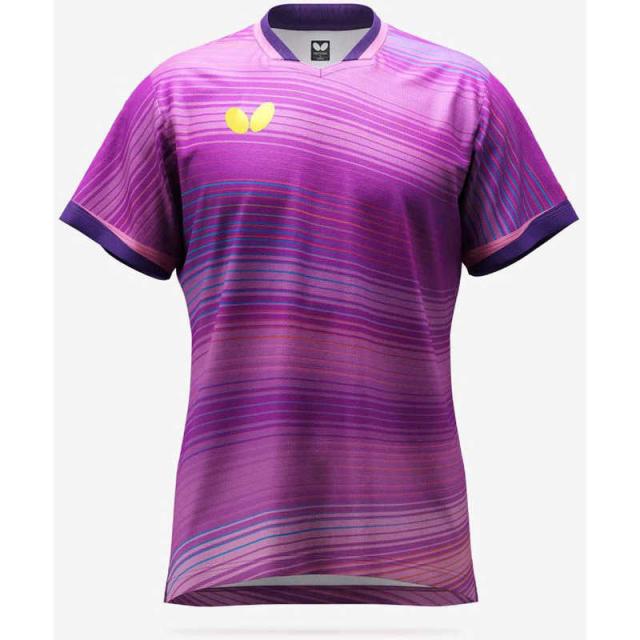 バタフライ　卓球用品 Butterfly ユニセックス エリスター11・シャツ パープル SS　46510