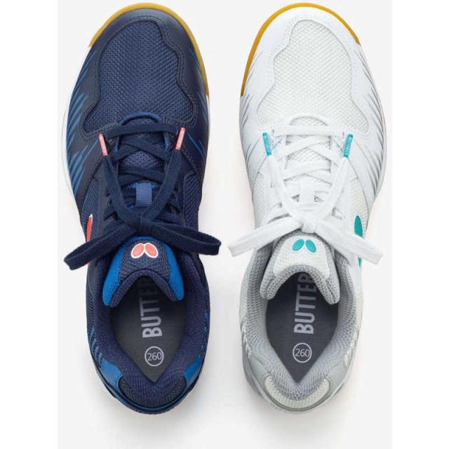 バタフライ] 卓球シューズ レゾラインマッハ 93630 ネイビー/ブルー