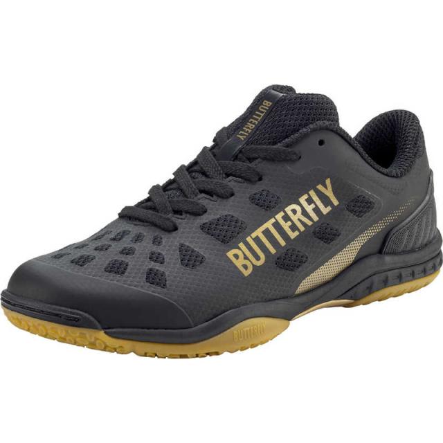 バタフライ　卓球用品 男女兼用 卓球シューズ レゾライン レバリス [男女兼用/25.0cm] ステルスブラック　93710
