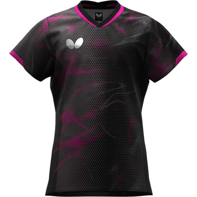 バタフライ　卓球用品 Butterfly ジュニア エリスター12・シャツ・ジュニア ブラック 140　47130