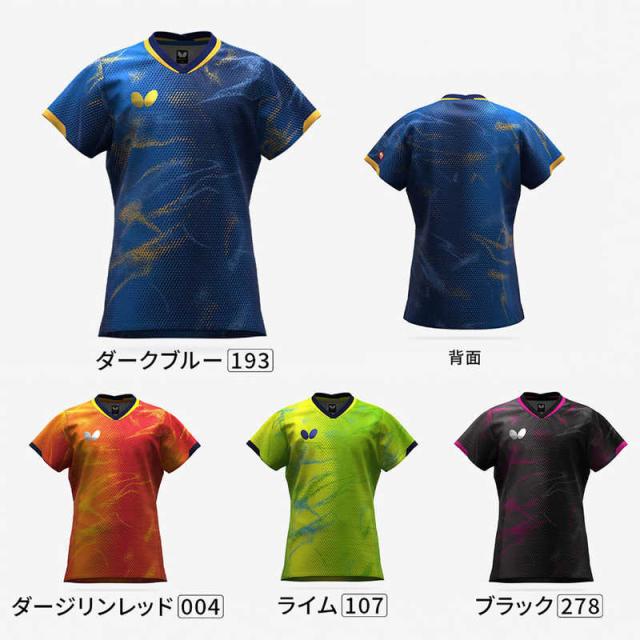 バタフライ　卓球用品 Butterfly ジュニア エリスター12・シャツ・ジュニア ブラック 140　47130