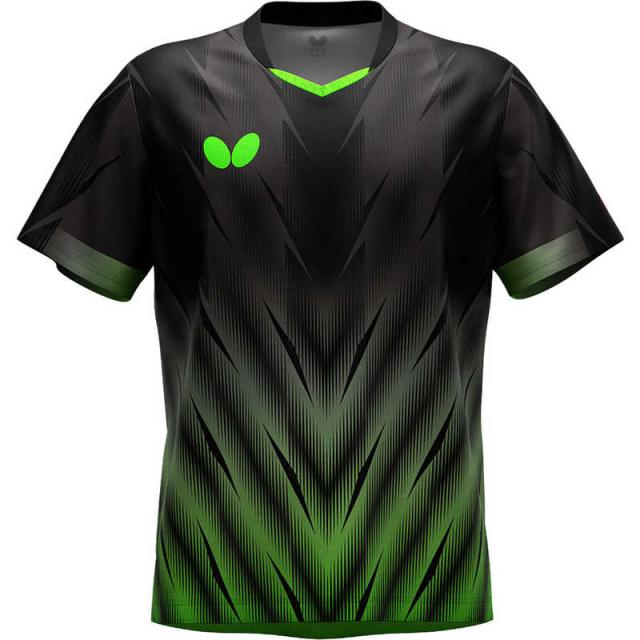 バタフライ　卓球用品 Butterfly ユニセックス フレイザー・シャツ ブラック SS　47170