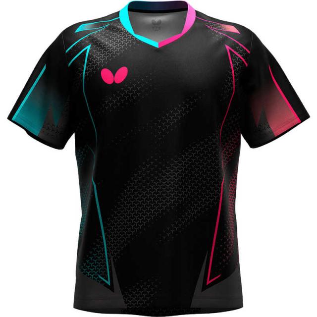 バタフライ　卓球用品 Butterfly ユニセックス ネイサス・シャツ ブラック S　47180