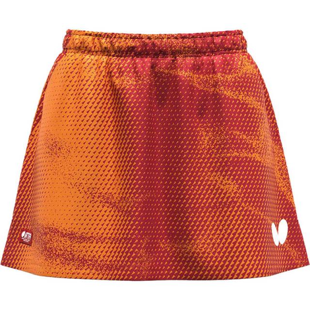 バタフライ　卓球用品 Butterfly レディース エリスター12・スカート ダージリンレッド M　52329