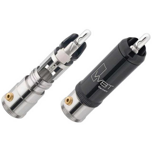 WBT　RCAコアキシャルプラグ　適合ケーブル径10.8mm　（4個）　WBT0152AG　WBT0152AG