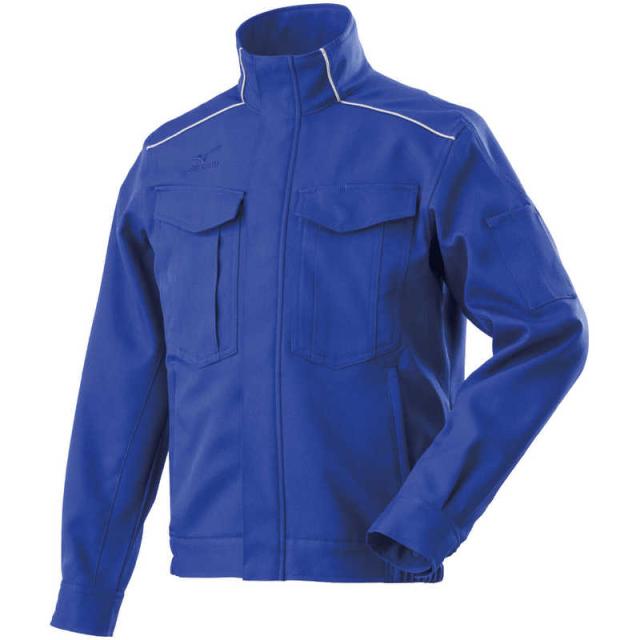 ミズノ　ワークジャケット(通年素材) ［ユニセックス］ XL 24：ブルー　F2JE858224