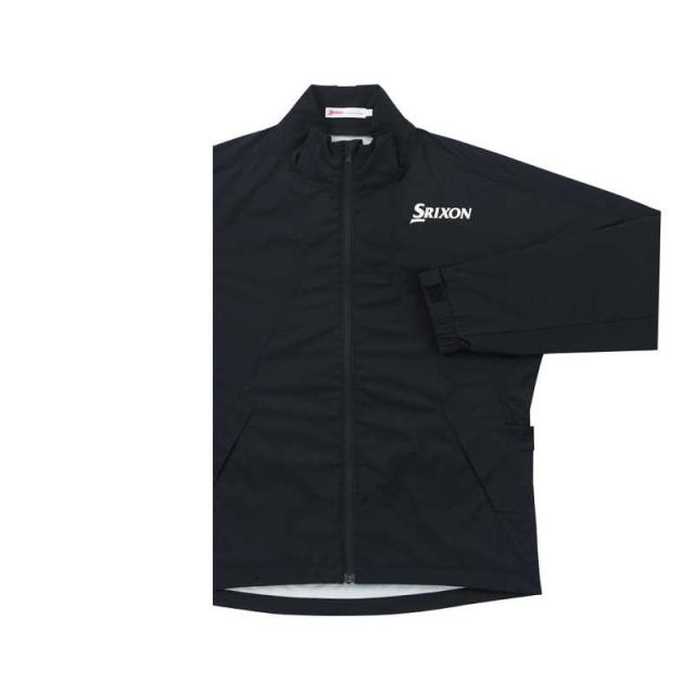 ダンロップ(スリクソン)　レインスーツ ブラック M 【返品交換不可】　SMR5001