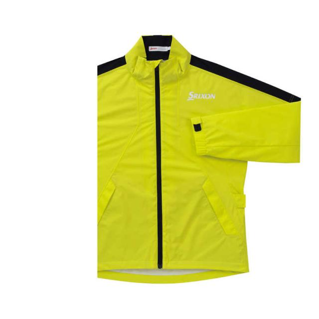 ダンロップ(スリクソン)　レインスーツ イエローネイビー M 【返品交換不可】　SMR5001