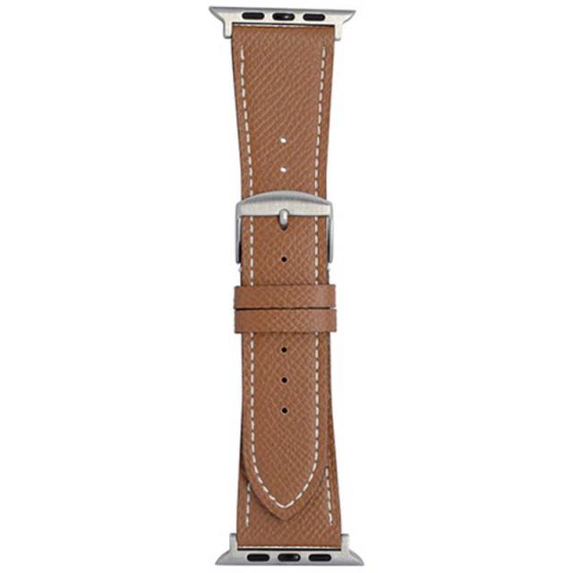バンビ　Apple Watch 対応 バンド 本革 ワープロラックス (対応ケースサイズ：49/45/44/42mm) ブラウン　RWC046CW