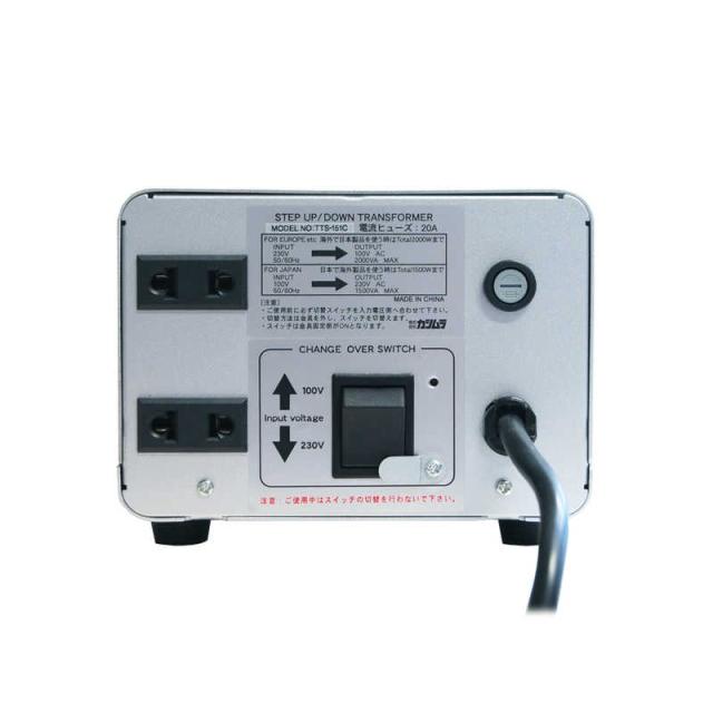 カシムラ 変圧器 (220-240V⇔100V・容量海外2000W/国内1500W) WT カシムラ 変圧器 (220-240V⇔100V・容量海外2000W/国内1500W) WT