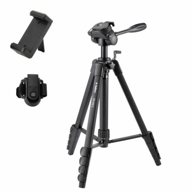 ベルボン　ファミリー三脚 EX-650 II With Smartphone Holder ベルボン Velbon　EX-650 II+スマートフォンホルダーの通販は