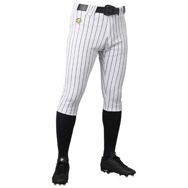 デサント　DESCENTE ショートフィットパンツ Sホワイト×ブラック M DB7014PB 【返品交換不可】　DB7014PB_25SS