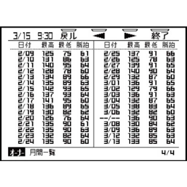 日本精密測器　血圧計 手首式 　WS-X100J