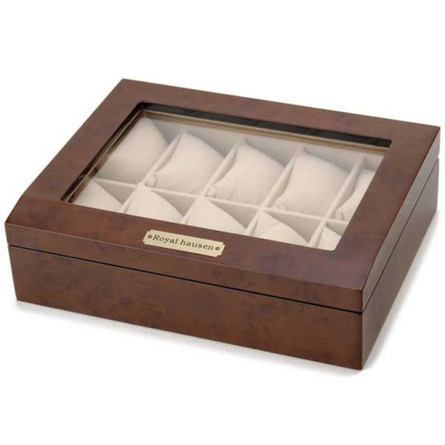 ロイヤルハウゼン　木製時計収納ケース(10本用)　189963189963(BRの通販は 6,137円