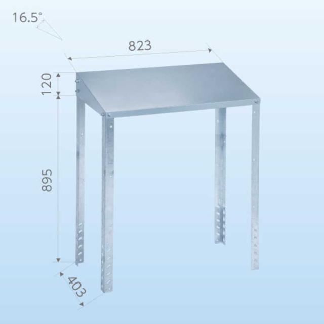 日晴金属　クーラーキャッチャー 防雪屋根向け　C-RZJ2