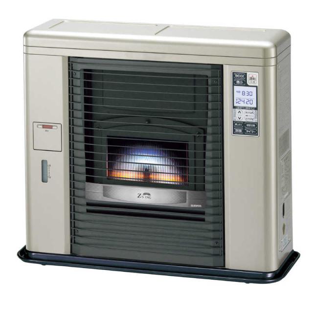 サンポット　FF式輻射床暖房石油ストーブ ゼータスイング 木造18畳まで コンクリート29畳まで シェルブロンド　UFH-703SX E