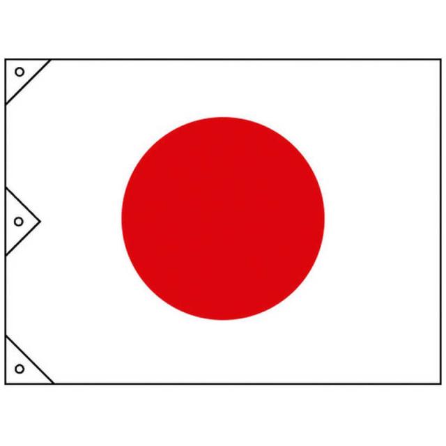日本緑十字　日章旗(日の丸) 1300×2100mm 布製　250040