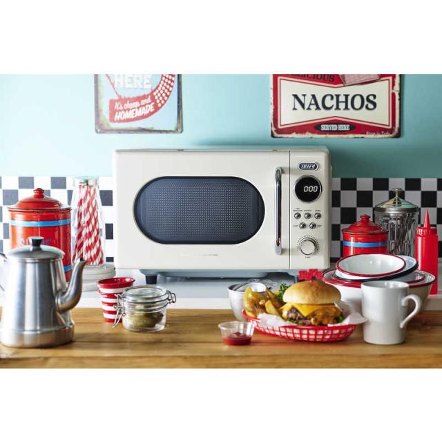 ラドンナ 電子レンジ 16L フラット TOFFY シンプル操作 ヘルツフリー