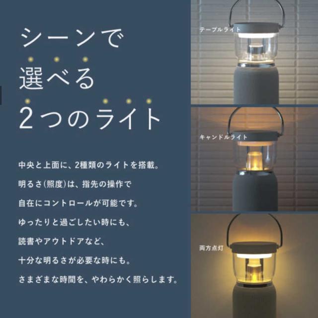 A-STAGE　Re・De Light ＆ Sound ワイヤレススピーカー付きLEDランタン　LS01A-BE_12