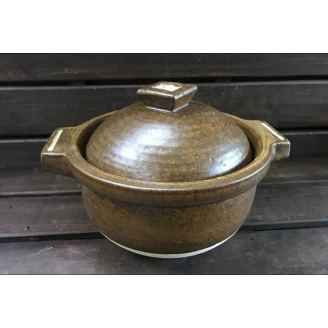 ヤマ庄陶器　炊飯土鍋 3合 Hangout 電子レンジ対応 オーブン対応 ごはん鍋　HG5