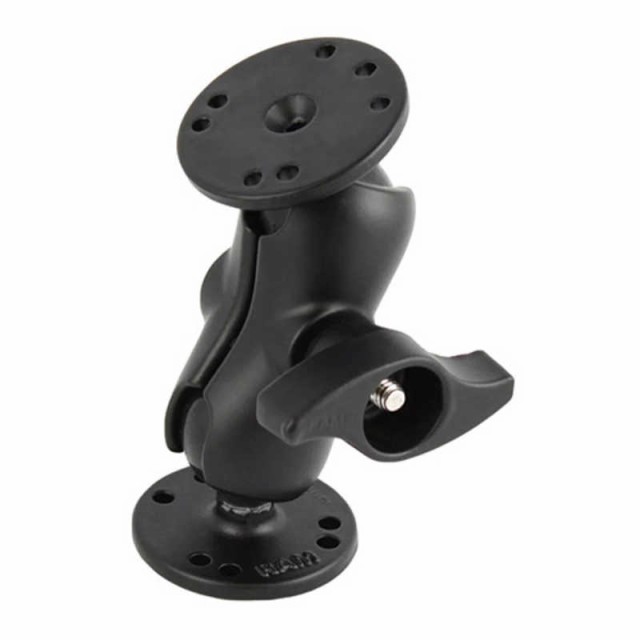 RAMMOUNTS　ダブルボールマウント 1.5インチ Sサイズ(メタルノブ) 　RAM-101MU-Bの通販は