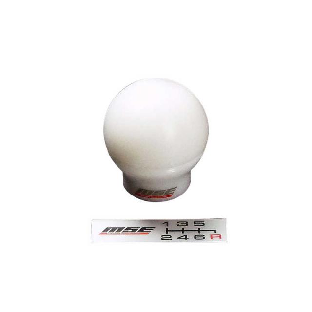 MONSTERSPORT　モンスターシフトノブCタイプ M12×P1.25 球型 φ＝47mm h＝53.5mm スイフトスポーツ［ZC32S］ 白　831126-4850M