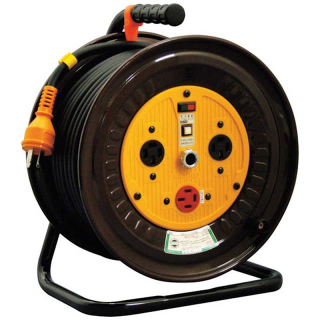 日動工業　NICHIDO 電工ドラム 三相200V 逆転コンセント付動力用 20m　NDE320R20A