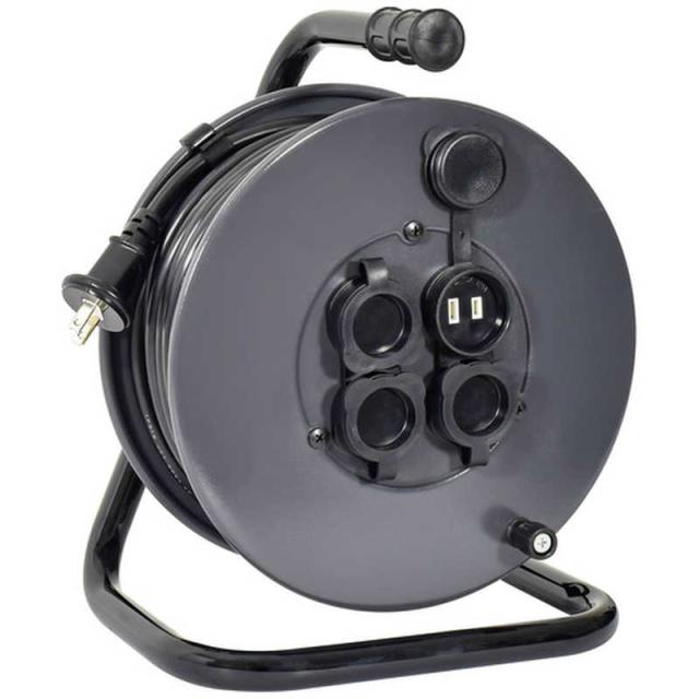 日動工業　コードリール 100V 防雨防塵型 アースなし ナイスリール 20m　NGW20GY